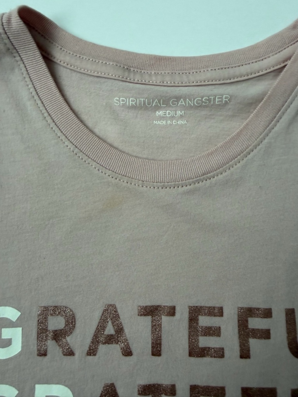 Spiritual Gangster Pink Grateful Graphic Tank size m - Picture 3 of 5